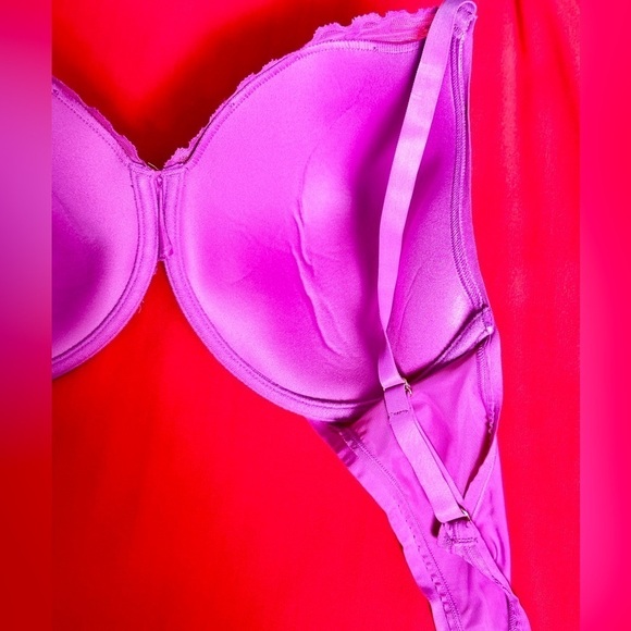 BRA NATORI 36DDD Violet Underwire 7313219 Opaque Full Coverage 3440 LZ - Picture 5 of 11